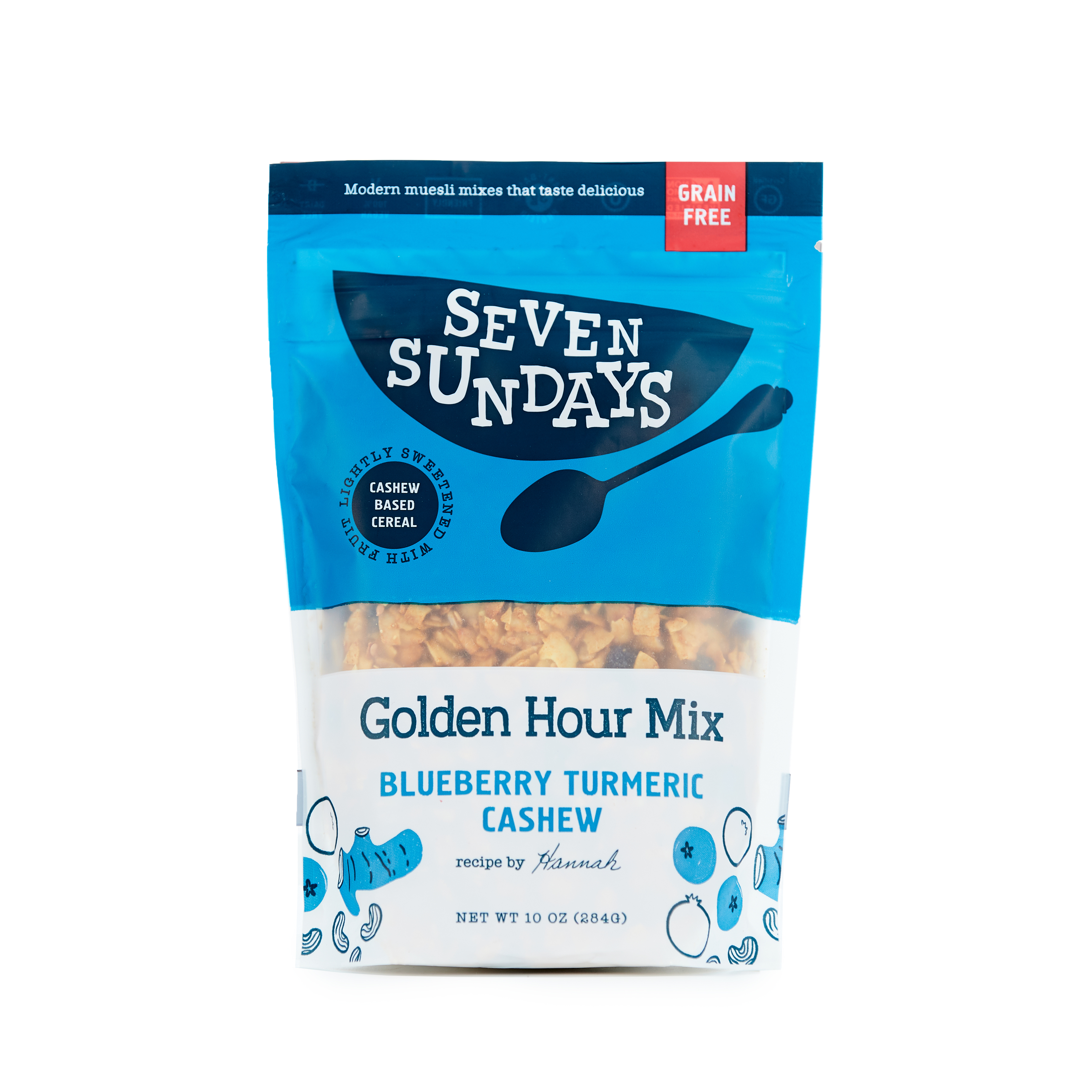 Golden Hour Blueberry Turmeric Cashew Mix Muesli (Grain Free)