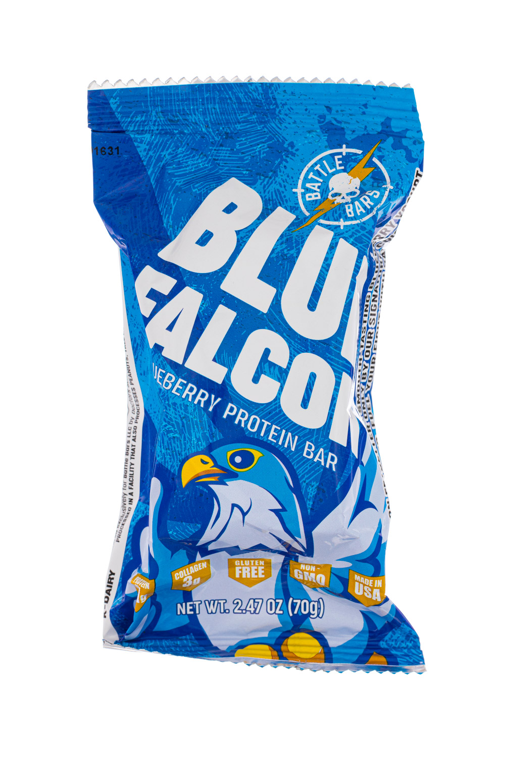 Blue Falcon: Blueberry Protein Bar