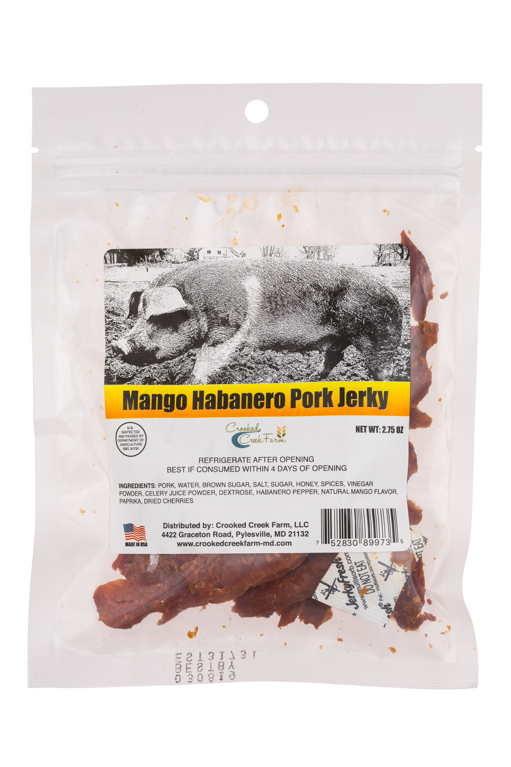 Mango Habanero Pork Jerky