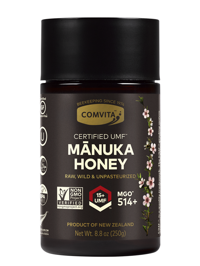 Certified UMF 15+ (MGO 514+) Raw Manuka Honey, 8.8 oz 