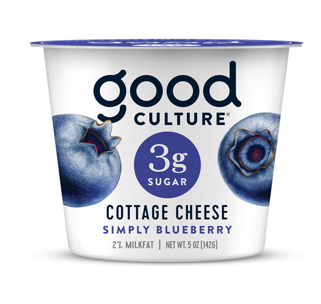 3G sugar blueberry cottage cheese, 5oz